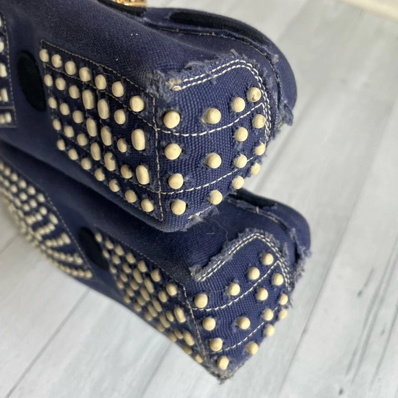 Del Toro Navy Blue Loafers Size 11 - Picture 8 of 10